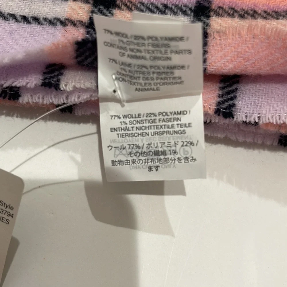 NEW J CREW TARTEN ASBURY PLAID SCARF - Picture 7 of 10